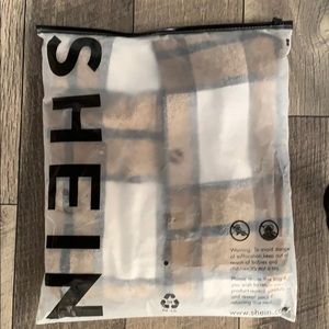 Brown Plad Jacket from Shein (not worn)